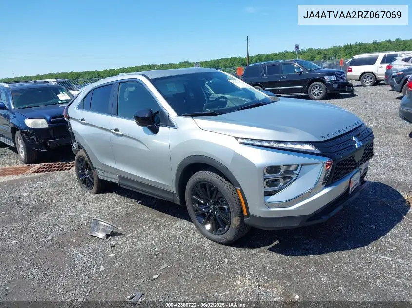 2024 Mitsubishi Eclipse Cross Black Edition S-Awc/Le S-Awc/Ralliart S-Awc/Se S-Awc VIN: JA4ATVAA2RZ067069 Lot: 42380722
