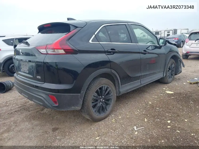 2024 Mitsubishi Eclipse Cross Le S-Awc VIN: JA4ATVAA3RZ073348 Lot: 42390003