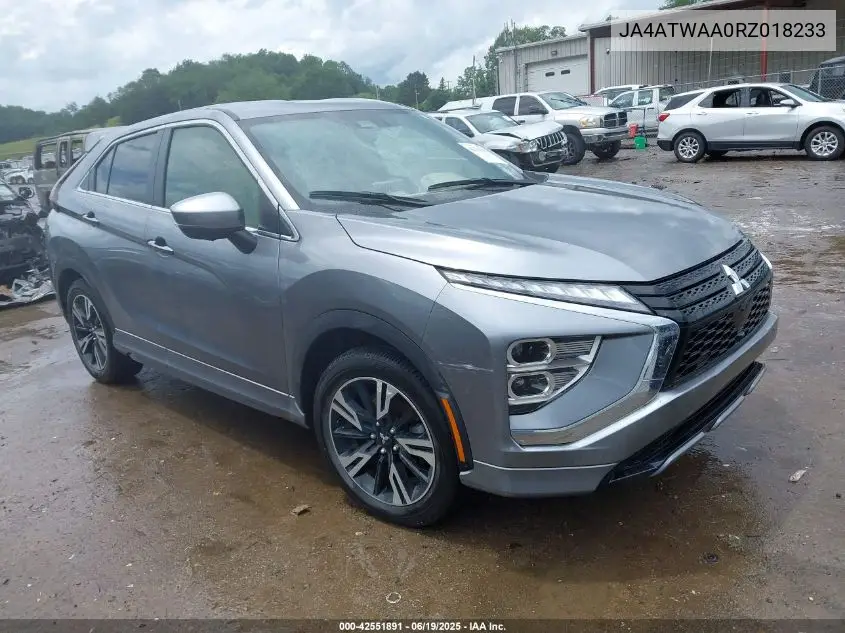 2024 Mitsubishi Eclipse Cross Sel S-Awc VIN: JA4ATWAA0RZ018233 Lot: 42551891
