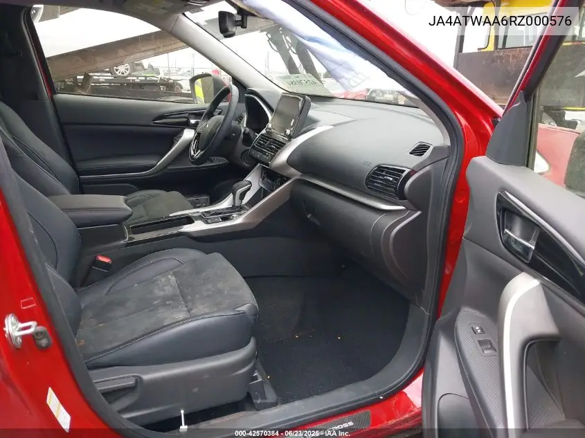 2024 Mitsubishi Eclipse Cross Se S-Awc/Sel S-Awc VIN: JA4ATWAA6RZ000576 Lot: 42570384