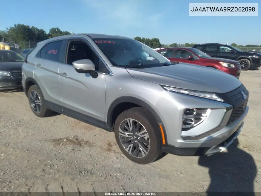 2024 Mitsubishi Eclipse Cross Se S-Awc/Sel S-Awc VIN: JA4ATWAA9RZ062098 Lot: 42571467