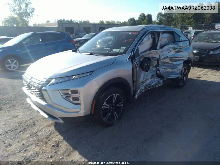 2024 Mitsubishi Eclipse Cross Se S-Awc/Sel S-Awc VIN: JA4ATWAA9RZ062098 Lot: 42571467