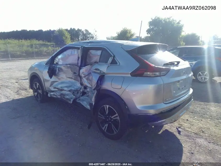 2024 Mitsubishi Eclipse Cross Se S-Awc/Sel S-Awc VIN: JA4ATWAA9RZ062098 Lot: 42571467