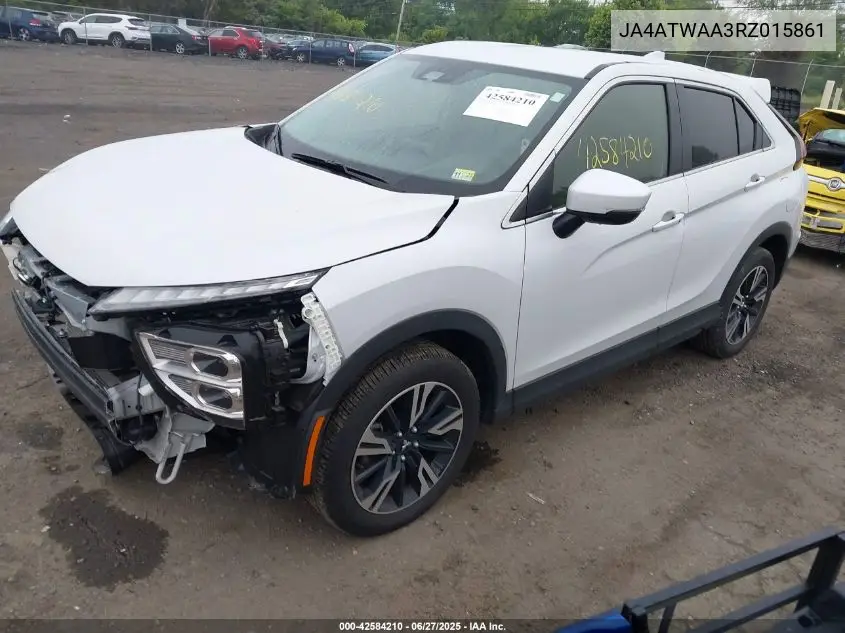 2024 Mitsubishi Eclipse Cross Se S-Awc VIN: JA4ATWAA3RZ015861 Lot: 42584210