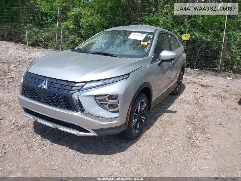 2025 Mitsubishi Eclipse Cross Black Edition S-Awc/Se S-Awc/Sel S-Awc VIN: JA4ATWAA9SZ006037 Lot: 42201541