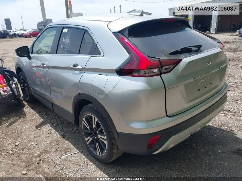 2025 Mitsubishi Eclipse Cross Black Edition S-Awc/Se S-Awc/Sel S-Awc VIN: JA4ATWAA9SZ006037 Lot: 42201541