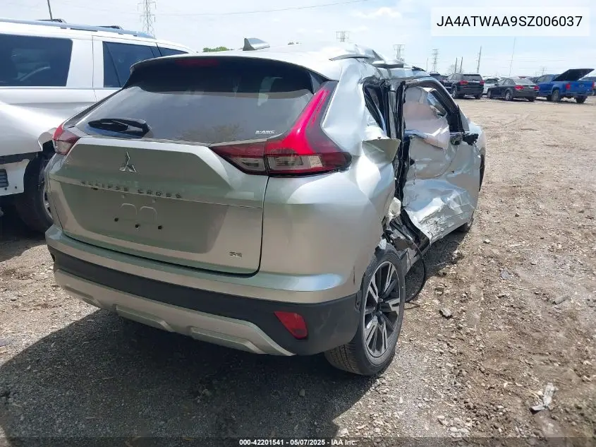 2025 Mitsubishi Eclipse Cross Black Edition S-Awc/Se S-Awc/Sel S-Awc VIN: JA4ATWAA9SZ006037 Lot: 42201541