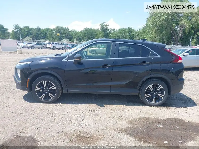 2025 Mitsubishi Eclipse Cross Black Edition S-Awc/Se S-Awc/Sel S-Awc VIN: JA4ATWAA1SZ004475 Lot: 42580812