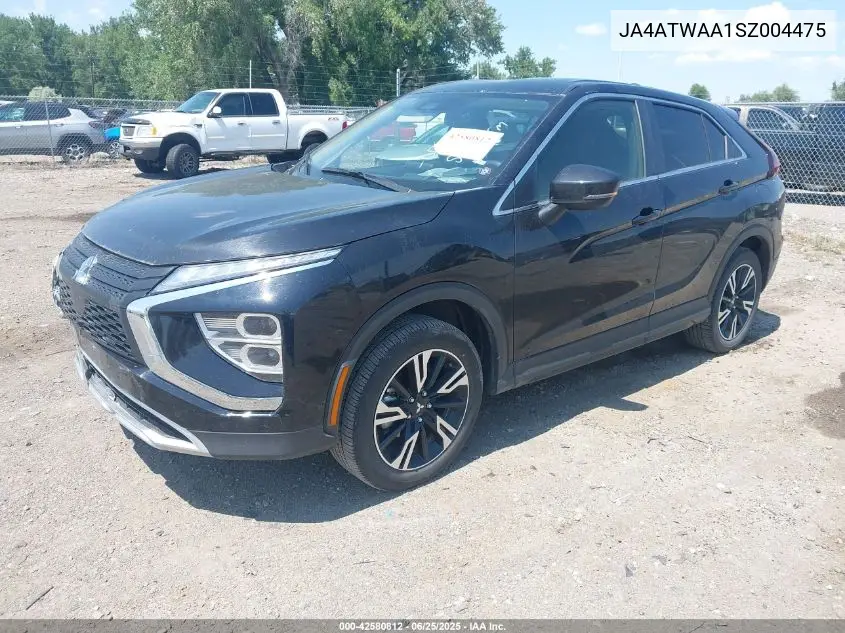 2025 Mitsubishi Eclipse Cross Black Edition S-Awc/Se S-Awc/Sel S-Awc VIN: JA4ATWAA1SZ004475 Lot: 42580812