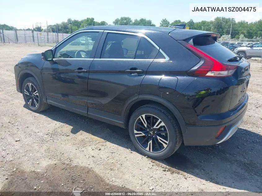 2025 Mitsubishi Eclipse Cross Black Edition S-Awc/Se S-Awc/Sel S-Awc VIN: JA4ATWAA1SZ004475 Lot: 42580812