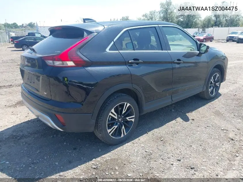 2025 Mitsubishi Eclipse Cross Black Edition S-Awc/Se S-Awc/Sel S-Awc VIN: JA4ATWAA1SZ004475 Lot: 42580812