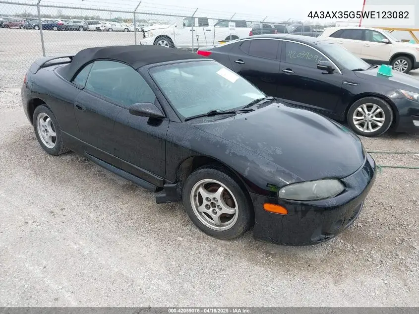 1998 Mitsubishi Eclipse Spyder Gs VIN: 4A3AX35G5WE123082 Lot: 42059076