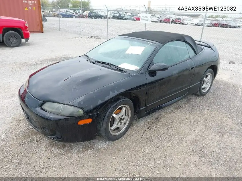 1998 Mitsubishi Eclipse Spyder Gs VIN: 4A3AX35G5WE123082 Lot: 42059076
