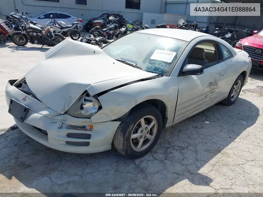 2001 Mitsubishi Eclipse Rs VIN: 4A3AC34G41E088864 Lot: 42454807