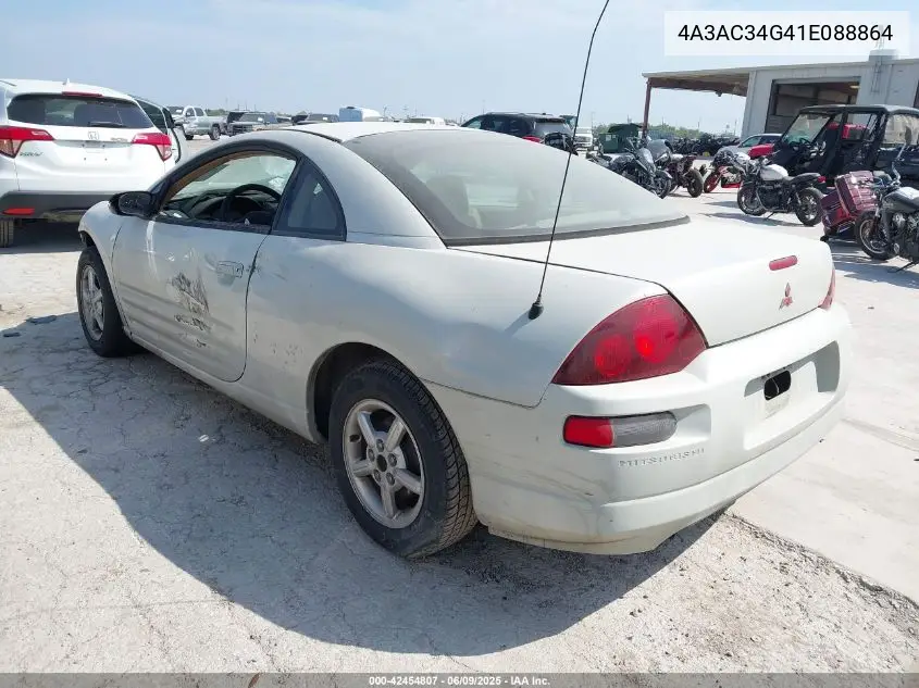 2001 Mitsubishi Eclipse Rs VIN: 4A3AC34G41E088864 Lot: 42454807