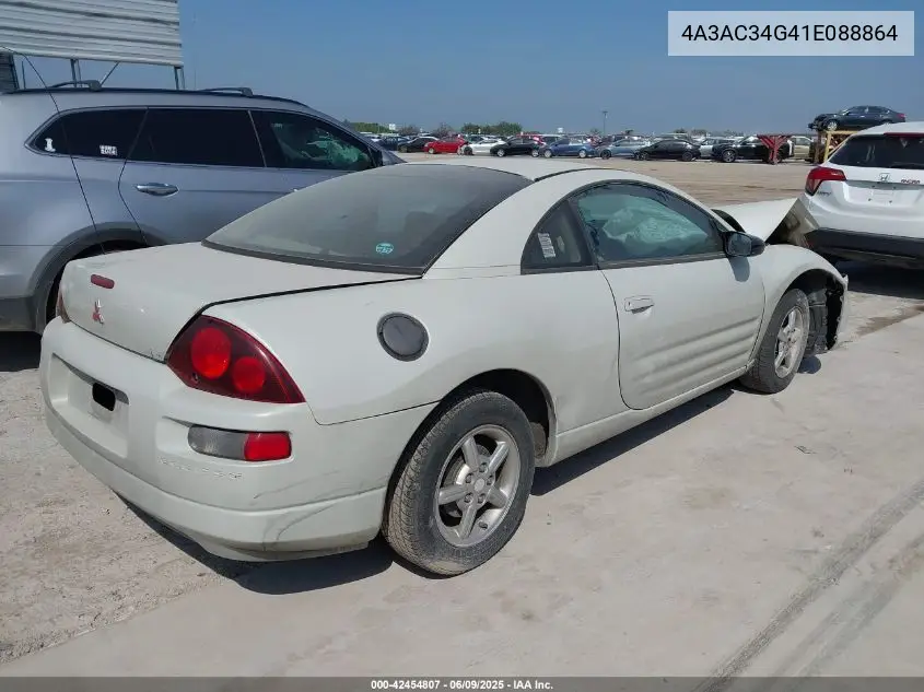 2001 Mitsubishi Eclipse Rs VIN: 4A3AC34G41E088864 Lot: 42454807