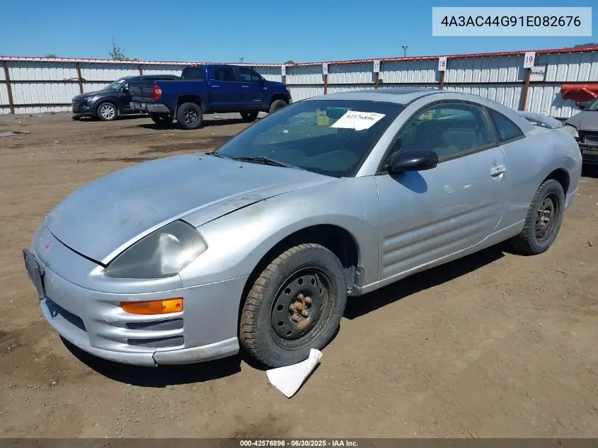 2001 Mitsubishi Eclipse Gs VIN: 4A3AC44G91E082676 Lot: 42576896