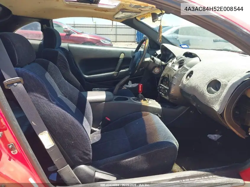 2002 Mitsubishi Eclipse Gt/Gt W/Premium Pkg VIN: 4A3AC84H52E008544 Lot: 42434594