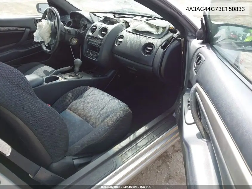 2003 Mitsubishi Eclipse Gs VIN: 4A3AC44G73E150833 Lot: 42021048
