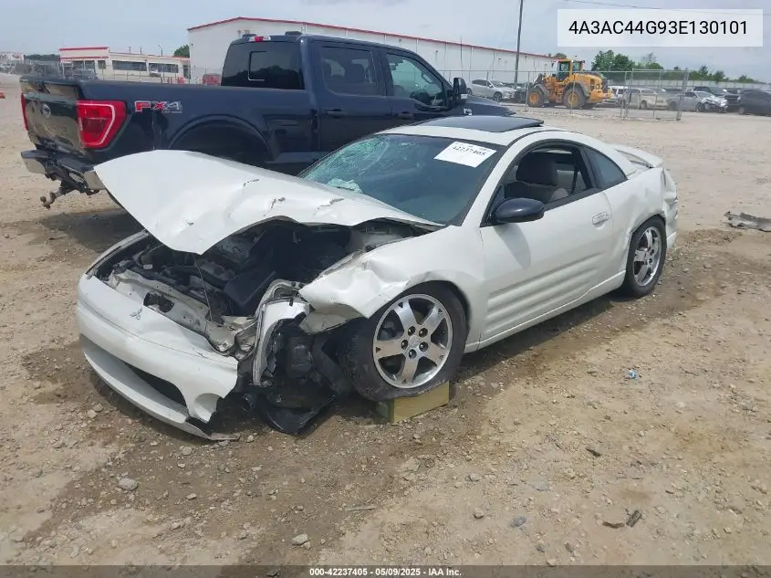 2003 Mitsubishi Eclipse Gs VIN: 4A3AC44G93E130101 Lot: 42237405