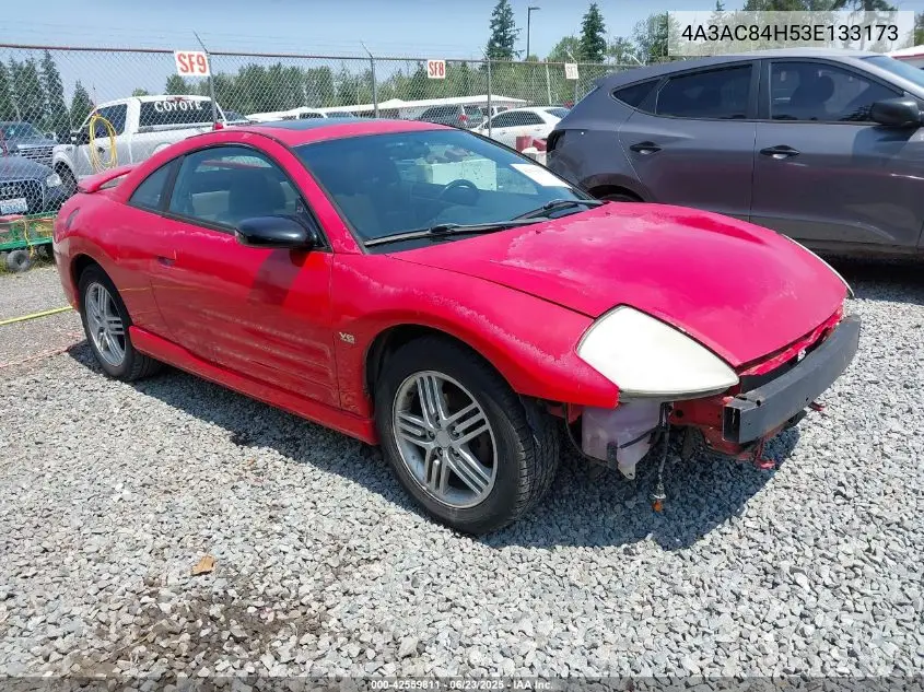 2003 Mitsubishi Eclipse Gt VIN: 4A3AC84H53E133173 Lot: 42559811