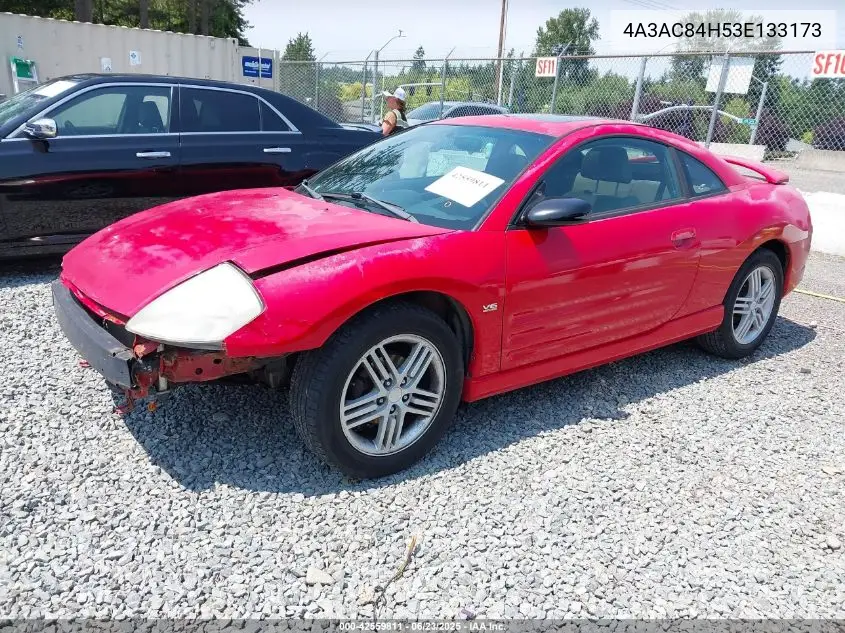 2003 Mitsubishi Eclipse Gt VIN: 4A3AC84H53E133173 Lot: 42559811