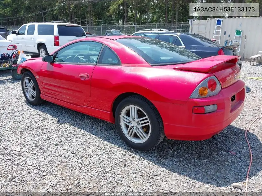 2003 Mitsubishi Eclipse Gt VIN: 4A3AC84H53E133173 Lot: 42559811