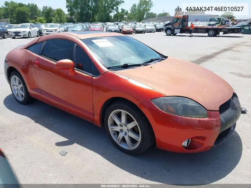 2006 Mitsubishi Eclipse Gt VIN: 4A3AK34T46E010527 Lot: 42468632