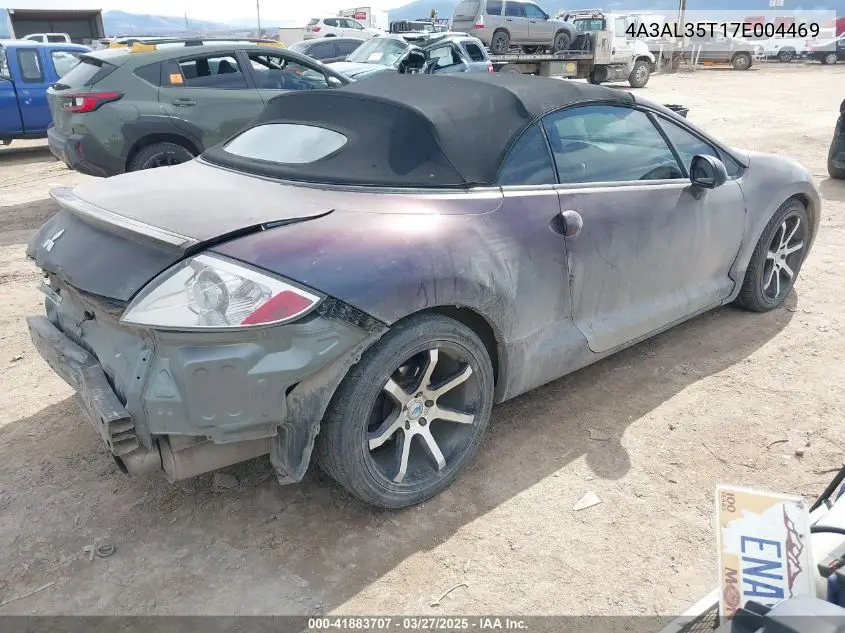 2007 Mitsubishi Eclipse Spyder Gt VIN: 4A3AL35T17E004469 Lot: 41883707