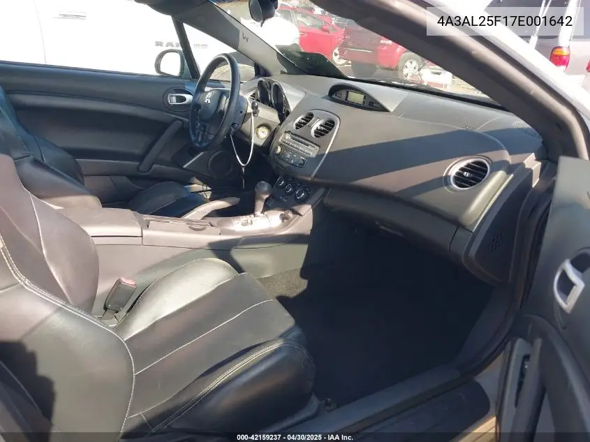 2007 Mitsubishi Eclipse Spyder Gs VIN: 4A3AL25F17E001642 Lot: 42159237