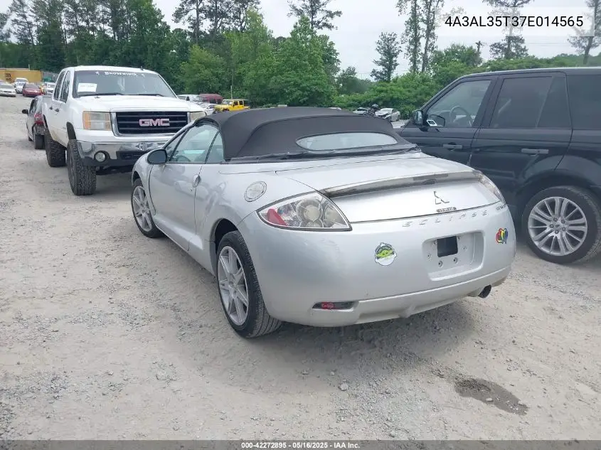 2007 Mitsubishi Eclipse Spyder Gt VIN: 4A3AL35T37E014565 Lot: 42272895