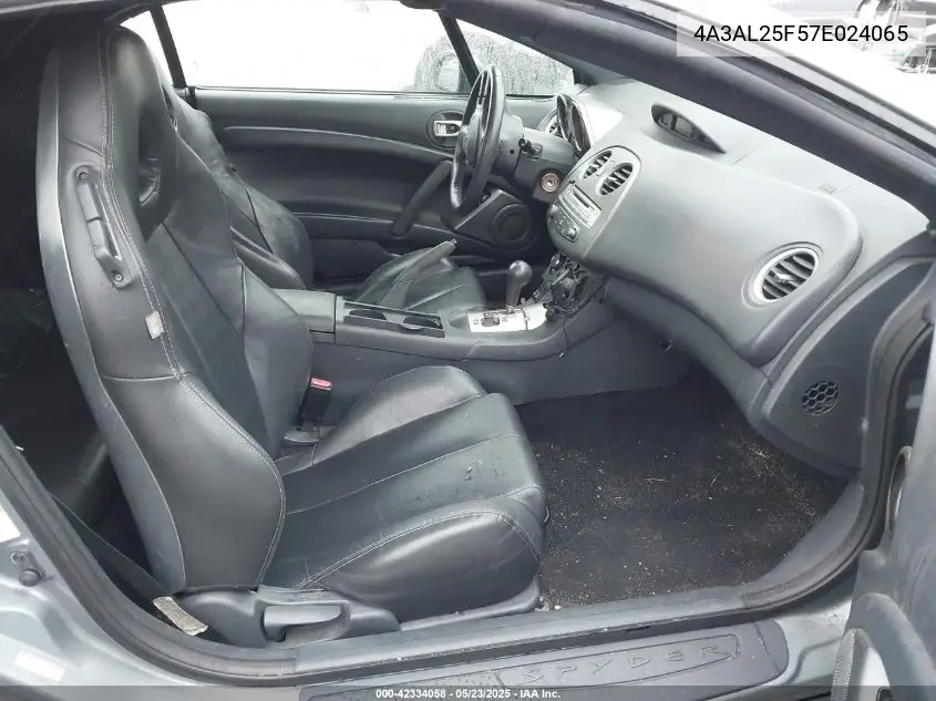 2007 Mitsubishi Eclipse Spyder Gs VIN: 4A3AL25F57E024065 Lot: 42334058