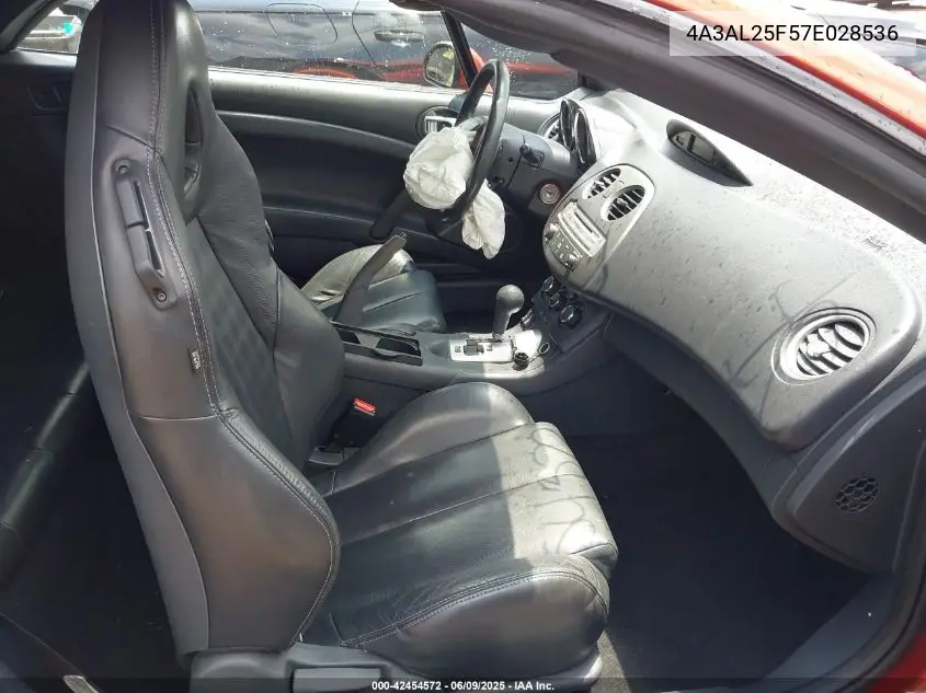 2007 Mitsubishi Eclipse Spyder Gs VIN: 4A3AL25F57E028536 Lot: 42454572