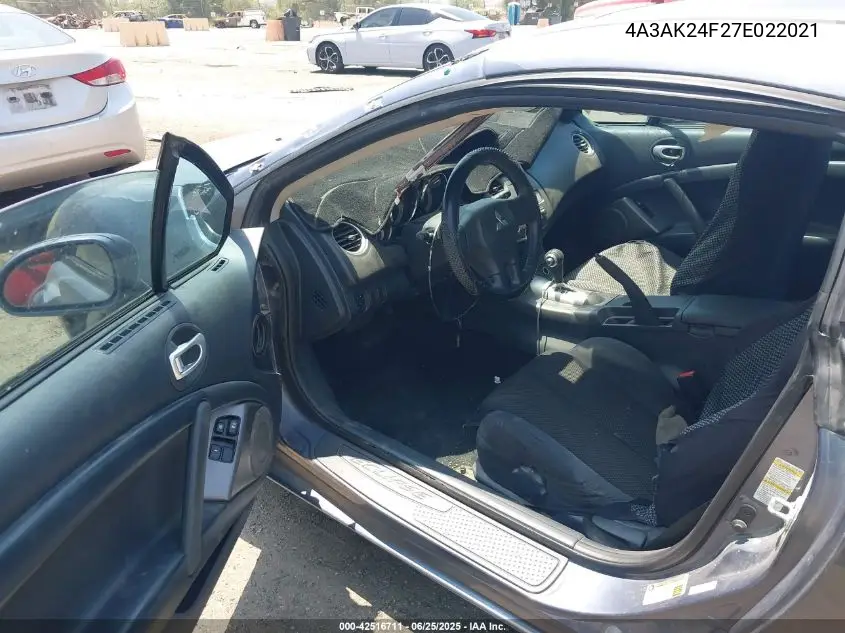 2007 Mitsubishi Eclipse Gs VIN: 4A3AK24F27E022021 Lot: 42516711