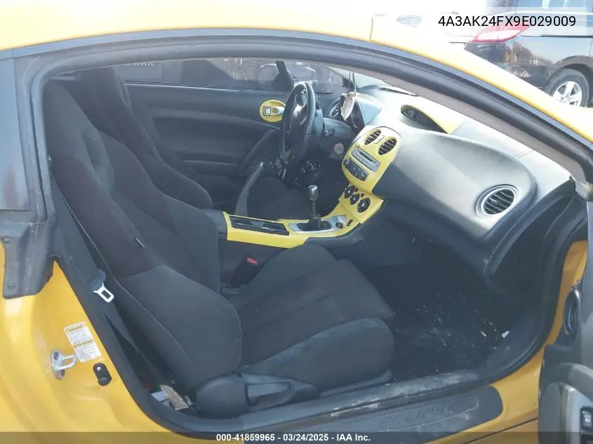 2009 Mitsubishi Eclipse Gs VIN: 4A3AK24FX9E029009 Lot: 41859965