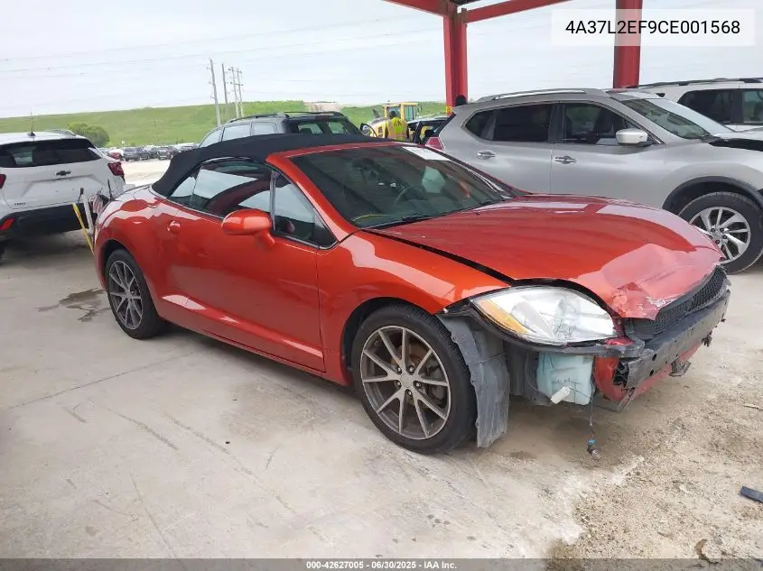 2012 Mitsubishi Eclipse Spyder Gs Sport VIN: 4A37L2EF9CE001568 Lot: 42627005