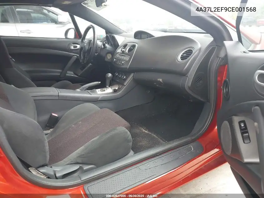 2012 Mitsubishi Eclipse Spyder Gs Sport VIN: 4A37L2EF9CE001568 Lot: 42627005