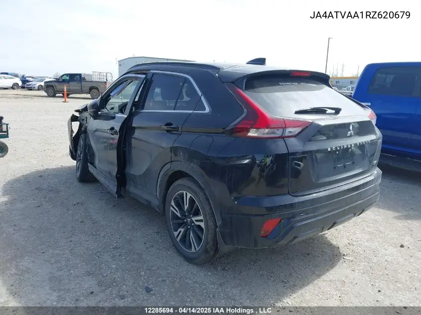 2024 Mitsubishi Eclipse VIN: JA4ATVAA1RZ620679 Lot: 12285694