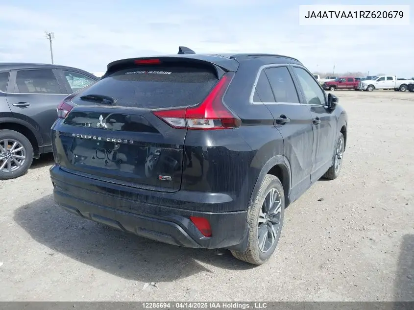2024 Mitsubishi Eclipse VIN: JA4ATVAA1RZ620679 Lot: 12285694
