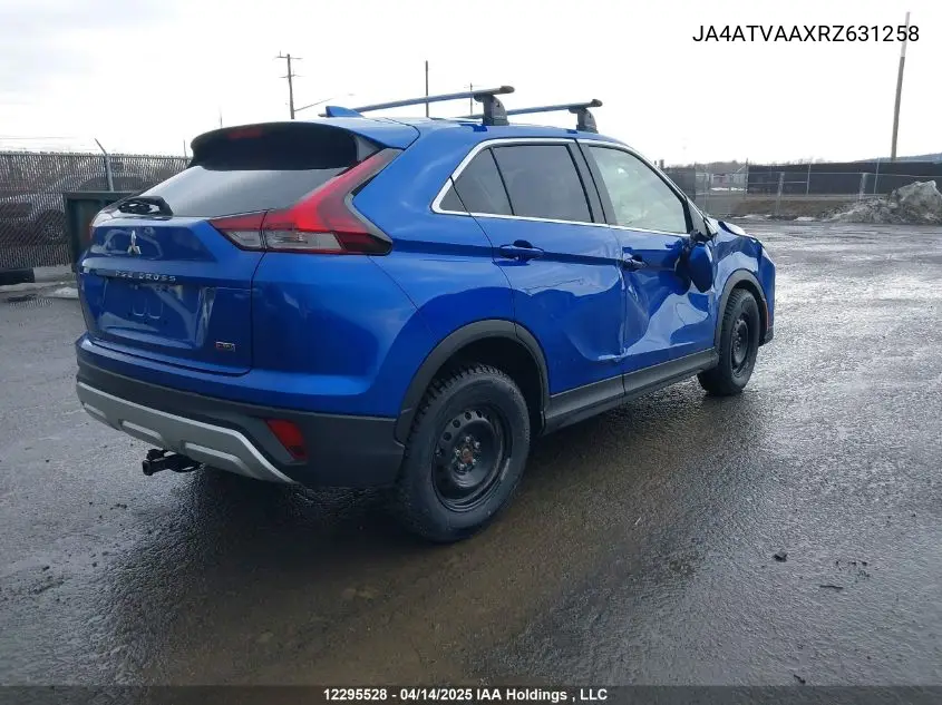 2024 Mitsubishi Eclipse VIN: JA4ATVAAXRZ631258 Lot: 12295528