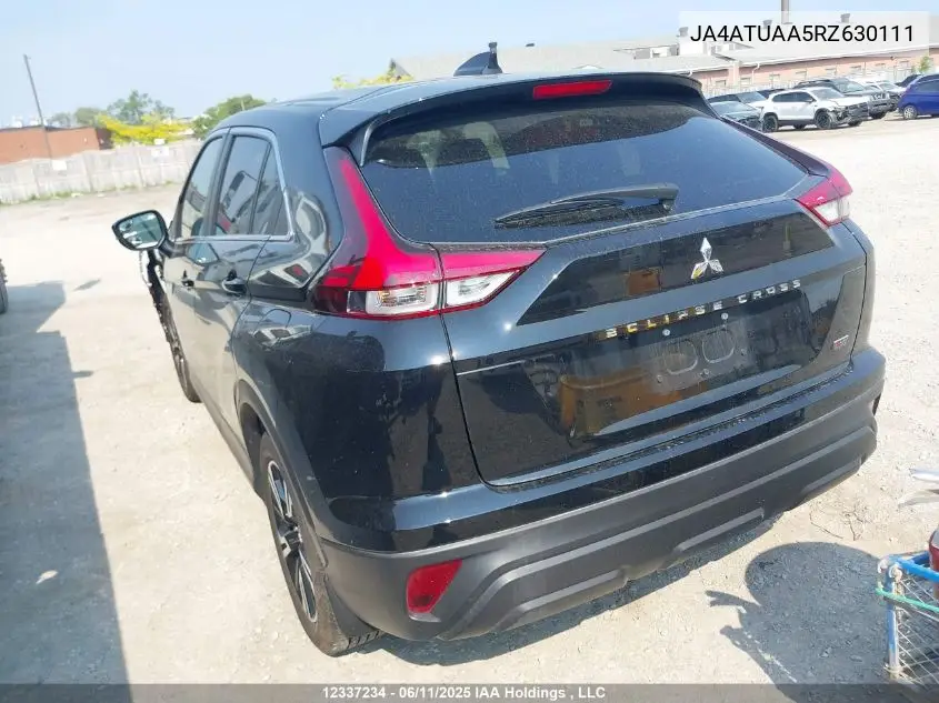2024 Mitsubishi Eclipse VIN: JA4ATUAA5RZ630111 Lot: 12337234