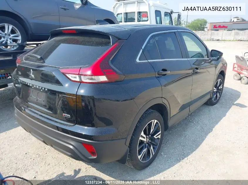2024 Mitsubishi Eclipse VIN: JA4ATUAA5RZ630111 Lot: 12337234