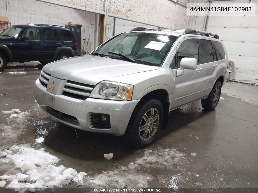 2004 Mitsubishi Endeavor Limited VIN: 4A4MN41S84E102903 Lot: 40777214