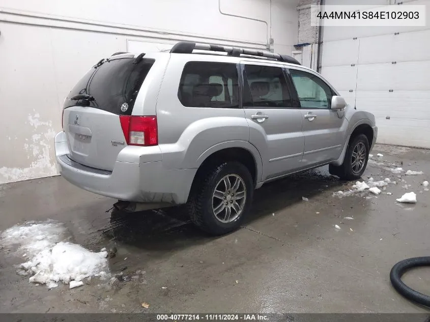 2004 Mitsubishi Endeavor Limited VIN: 4A4MN41S84E102903 Lot: 40777214