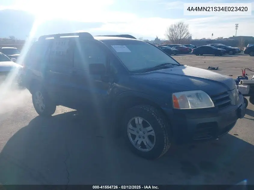 2004 Mitsubishi Endeavor Ls VIN: 4A4MN21S34E023420 Lot: 41554726