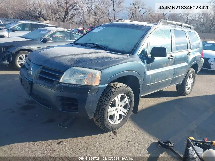 2004 Mitsubishi Endeavor Ls VIN: 4A4MN21S34E023420 Lot: 41554726