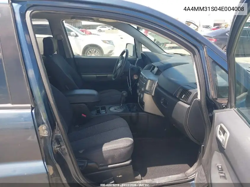 2004 Mitsubishi Endeavor Xls VIN: 4A4MM31S04E004008 Lot: 42075219