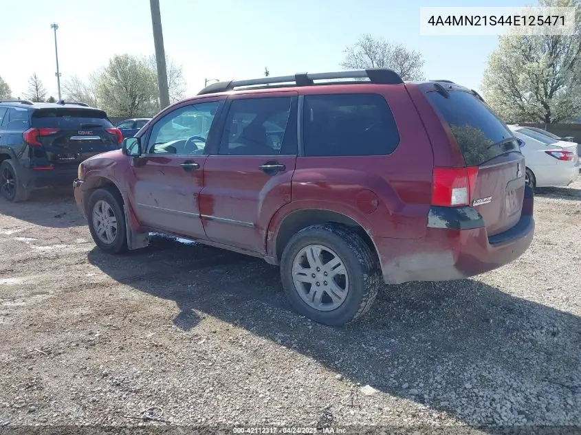 2004 Mitsubishi Endeavor Ls VIN: 4A4MN21S44E125471 Lot: 42112317