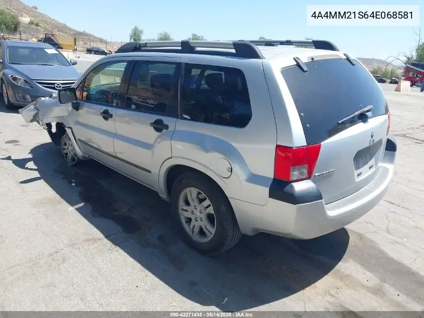 4a4mm21s64e068581 4A4MM21S64E068581 2004 Mitsubishi Endeavor Ls