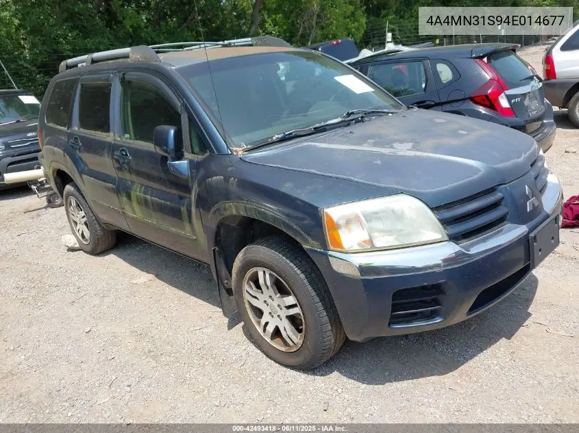 2004 Mitsubishi Endeavor Xls VIN: 4A4MN31S94E014677 Lot: 42493418